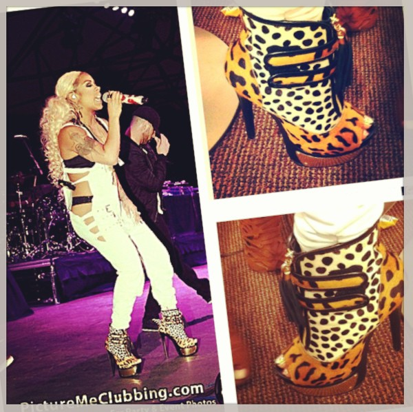 Keyshia Cole Performs In Shoes From Her 