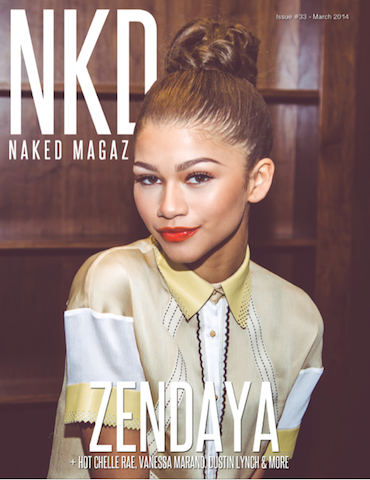 Zendaya Coleman For Naked Magazine Styles In Katty Xiomara Donovan