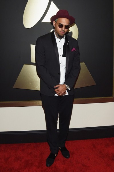 chris brown"s prada bow tie, dsquard2 suit and dolce & gabbana