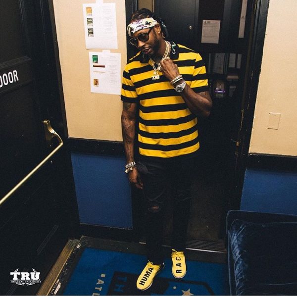 Søndag Observatory Brug for 2 Chainz In A Gucci Cotton Polo With Snake Embroidery & adidas Originals &  Pharrell Williams 'Hu NMD' Sneakers – Donovan Moore Fashion Book
