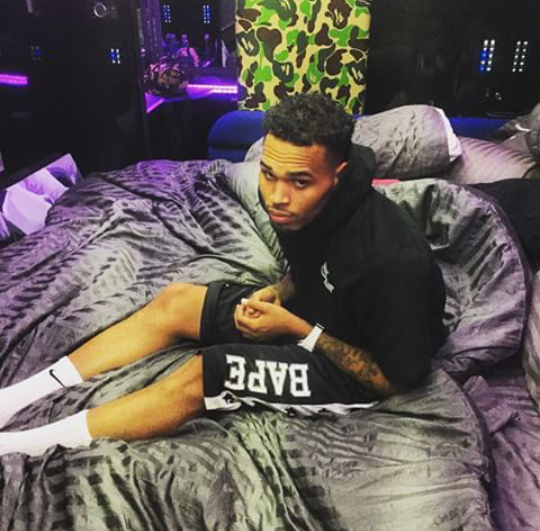 Chris Brown’s Instagram’d Nike Air Pivot Men’s Hoodie & Bape City Camo ...