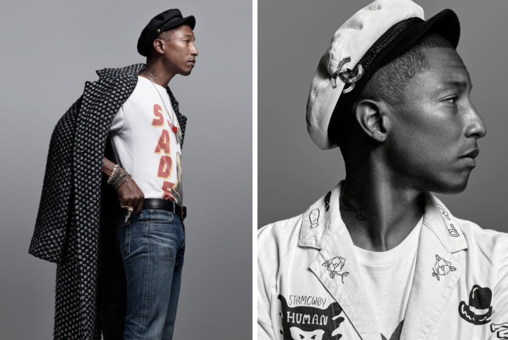 September 2015 Issue: Pharrell Williams For Harper’s Bazaar Man Korea ...