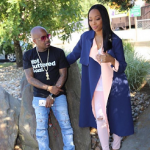 Monica Brown Styles In A Balenciaga Trench Coat & Rag And Bone Ripped Denim Jeans