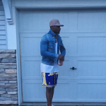 NFL Fashion: Stefon Diggs Spotted In A Pair Of Just Don Golden State Warriors Basketball Shorts