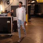 NBA Player Brandon Ingram Outfitted In Comme des Garçons & Mike Amiri