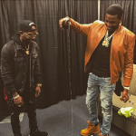 Meek Mill Outfitted In Valente, Saint Laurent & Timberland