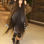 Nicki Minaj Stepped Out In A Dsquared2 Resort 2017 Jacket & Jennifer Le ‘Major’ Boots