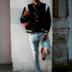 NBA Fashion: Trey Burke Wears A Saint Laurent Black Teddy Bomber Jacket & Saint Laurent ‘Court Classic’ Hi-Top Sneakers