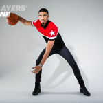 NBA Pre Draft Fashion: Jayson Tatum Posed In A Givenchy Star Motif Paneled Polo Shirt