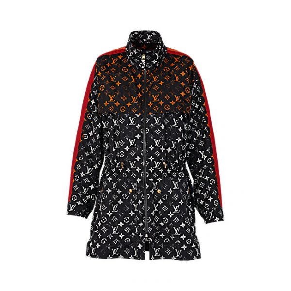 Femcee Remy Ma Wears A Louis Vuitton Contrasting Monogram Long
