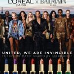 Beauty News: The L’Oréal Paris x Balmain Paris Lipstick Ad Campaign