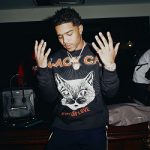 Justin Combs Spotted In An $890 Gucci Cotton Sweatshirt With Black Cat Print