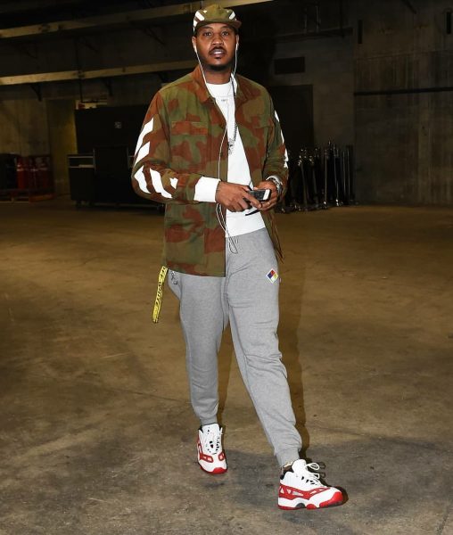NBA Fashion: Carmelo Anthony Drippin In Off-White – Donovan Moore ...