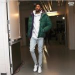 NBA Style: Brandon Ingram Wears A Moncler Green Down Dejan Jacket