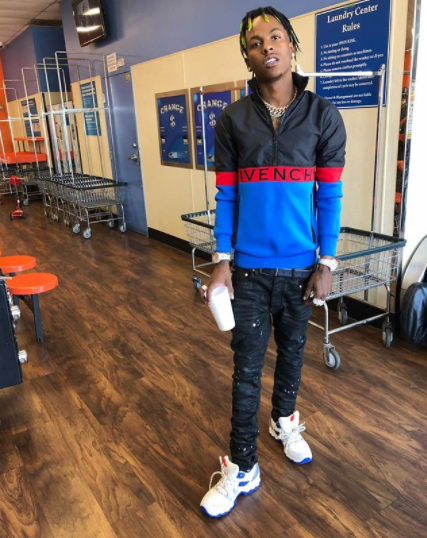 Rich The Kid Stepped Out In A Givenchy Half-Zip Colorblock Jacket ...