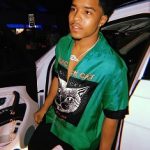 Passion For Fashion: Justin Combs Wears A Gucci Black Cat Silk Bowling Shirt From The Brand’s Resort 2018 Collection