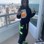 Swae Lee’s Versace Cross Chainer Mesh And Suede Trainers