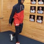 NBA Style: Ja Morant Spotted In A Nike Men’s Swoosh Hoodie-Red And Matching Nike Men’s Sportswear Swoosh Pants