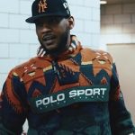 Carmelo Anthony’s Polo Ralph Lauren Pocket Front Long Sleeve Pullover