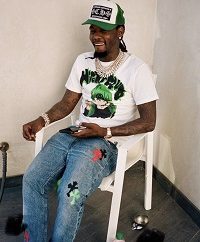 Offset Spotted In Chrome Hearts x Levi’s Patchwork Denim Jeans & A Chrome Hearts CH Hollywood Trucker Hat