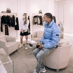Devin Haney’s Dior Oblique Printed Down Puffer Jacket And B22 Sneakers