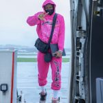 Jonathan Kuminga Wears A Sp5der P*NK Hoodie And Sweatpants