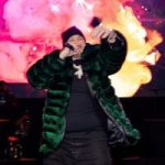 Fat Joe Performs In A Green Chinchilla