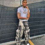Calm Fit: NLE Choppa’s Amiri Bleached Ma Paisley Utility Pants And Nike Air Force 1 Low Sneakers