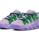 Here’s The Official Images Of The AMBUSH x Nike Air More Uptempo Low “Lilac” Sneakers